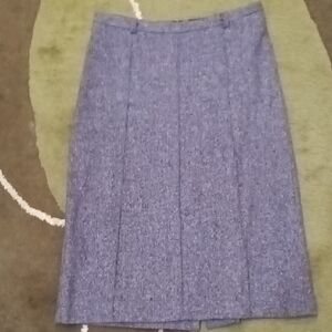 Kenneth Cole Textured Purple Pencil Skirt